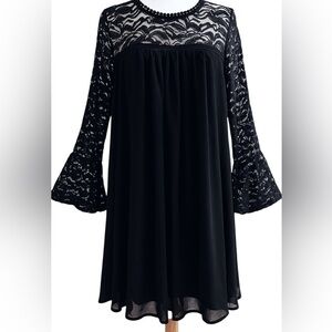 Lily Star Black Lace Whimsy Goth Dress Wedding  Gilmore Girls Academia